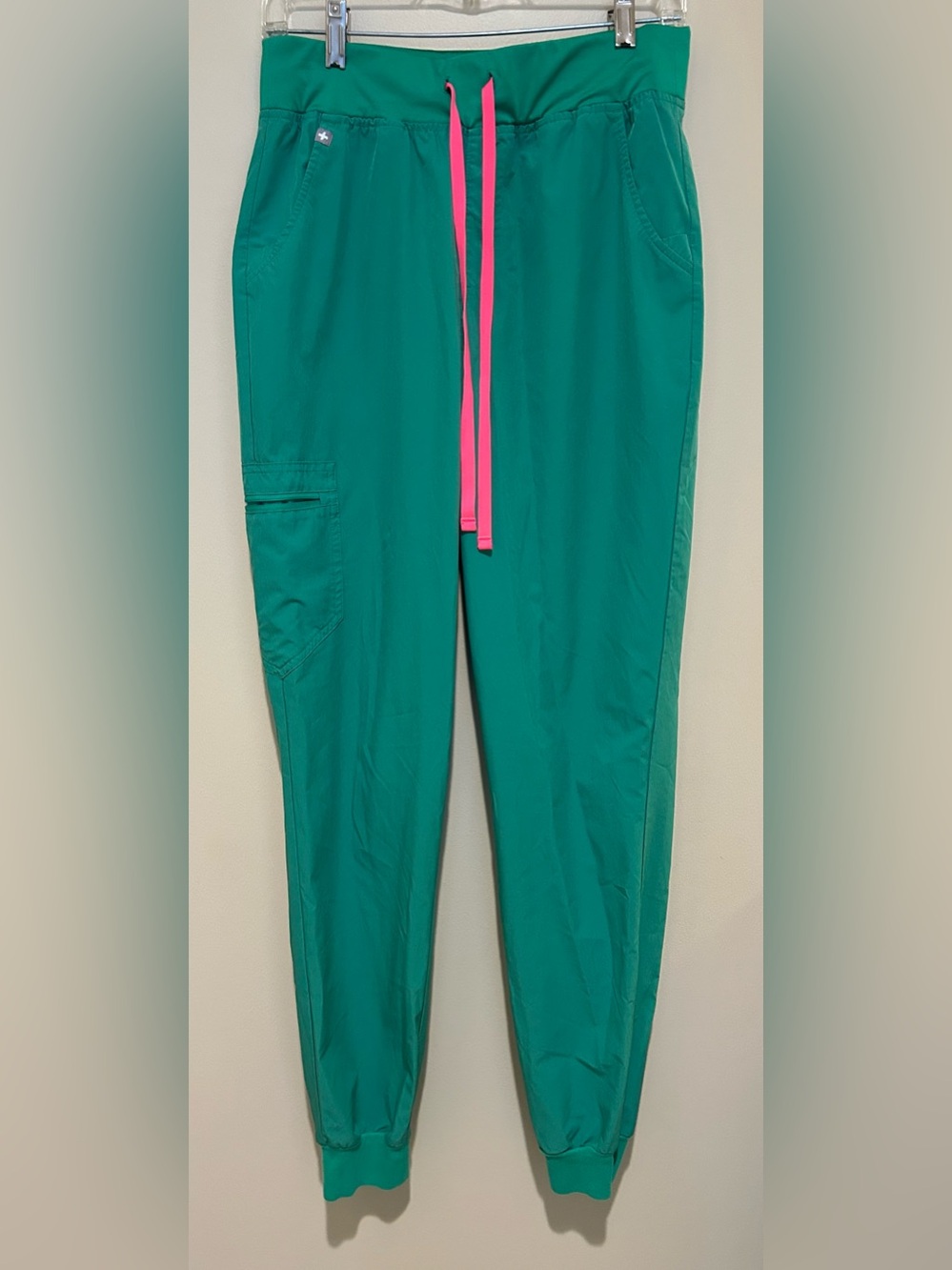 Figs Women Safety Green Freex Technical Collection Jogger Pants Size Medium Tall - Picture 2 of 5